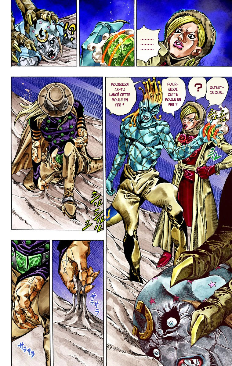 Read JoJo_s Bizarre Adventure Part 7 Steel Ball Run Official Colored FR Manga Online