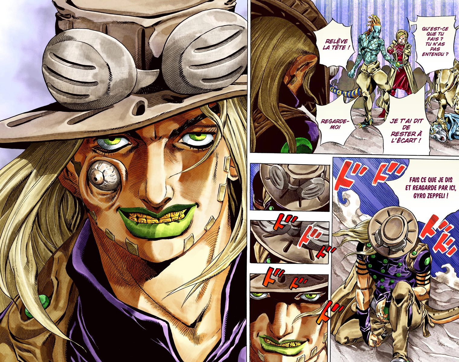 Read JoJo_s Bizarre Adventure Part 7 Steel Ball Run Official Colored FR Manga Online