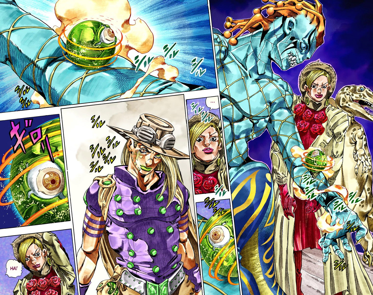 Read JoJo_s Bizarre Adventure Part 7 Steel Ball Run Official Colored FR Manga Online