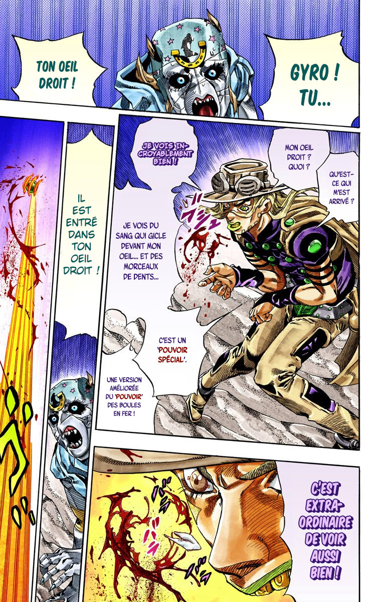 Read JoJo_s Bizarre Adventure Part 7 Steel Ball Run Official Colored FR Manga Online