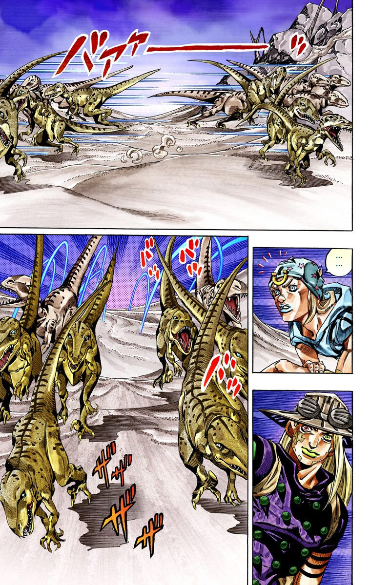 Read JoJo_s Bizarre Adventure Part 7 Steel Ball Run Official Colored FR Manga Online
