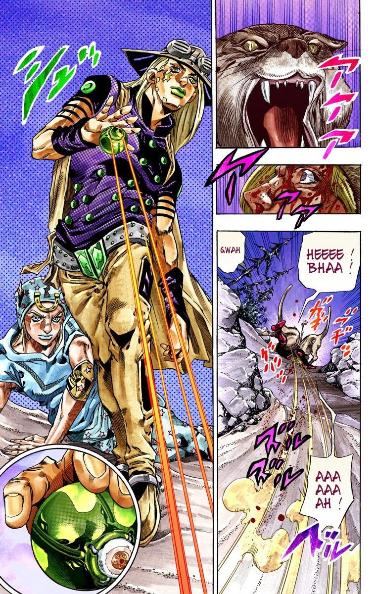 Read JoJo_s Bizarre Adventure Part 7 Steel Ball Run Official Colored FR Manga Online