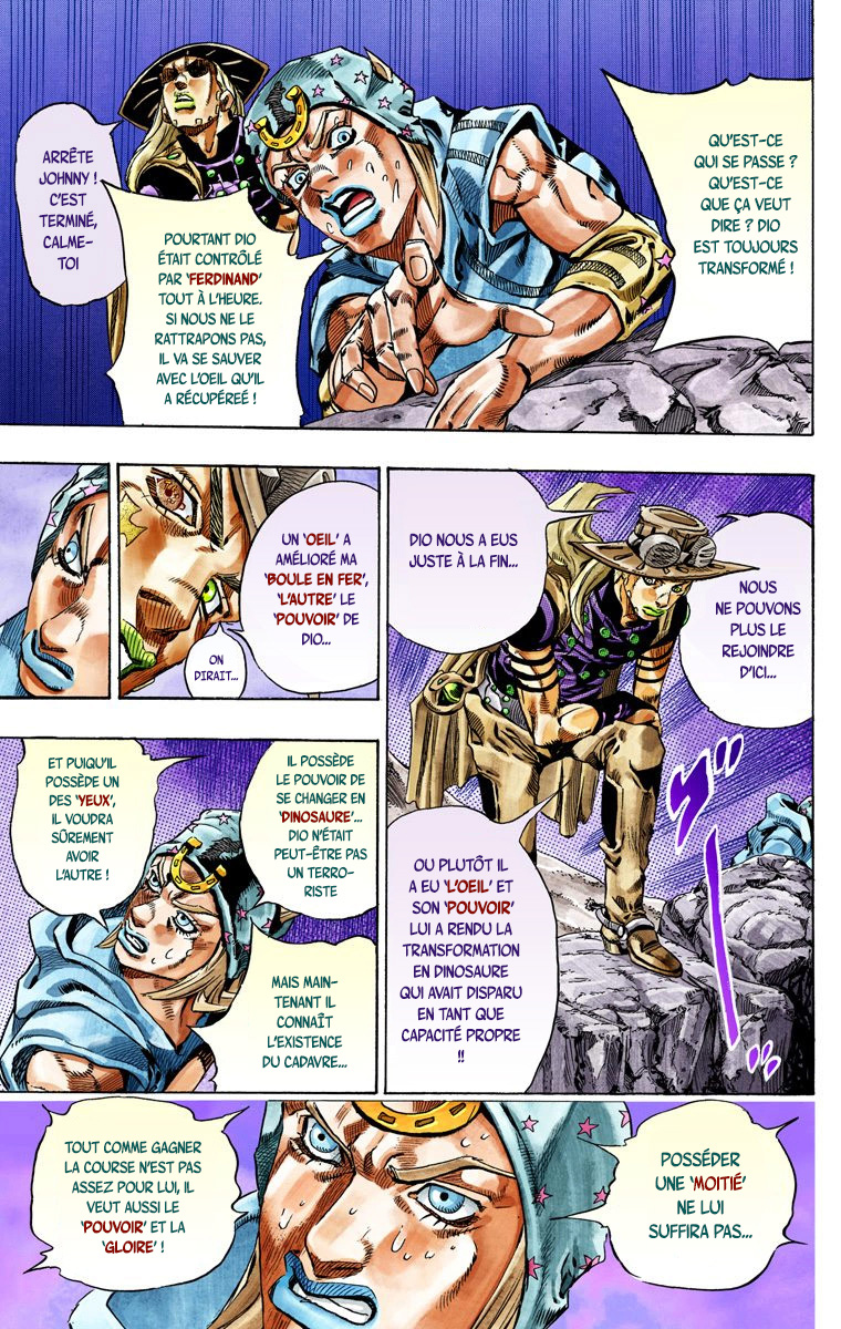 Read JoJo_s Bizarre Adventure Part 7 Steel Ball Run Official Colored FR Manga Online