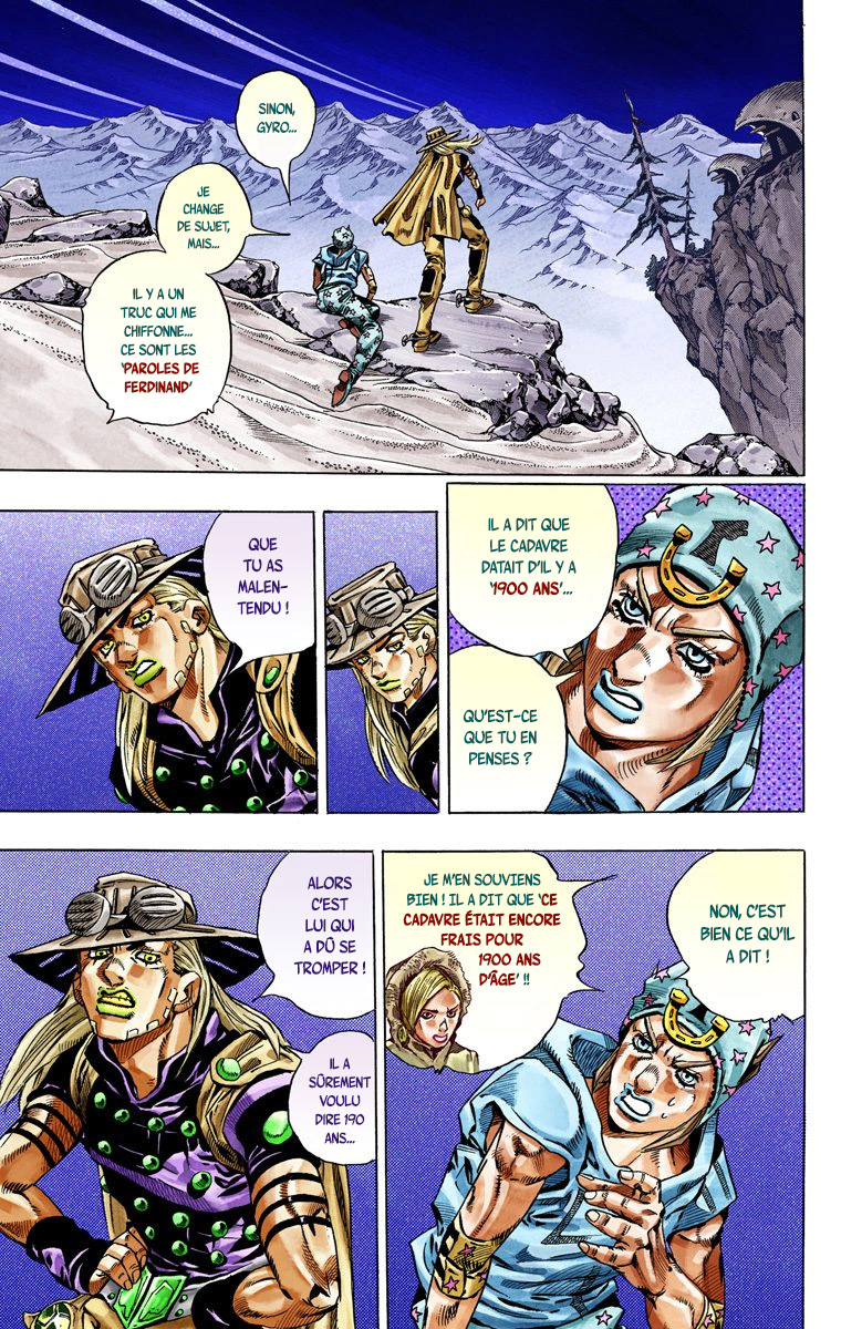 Read JoJo_s Bizarre Adventure Part 7 Steel Ball Run Official Colored FR Manga Online