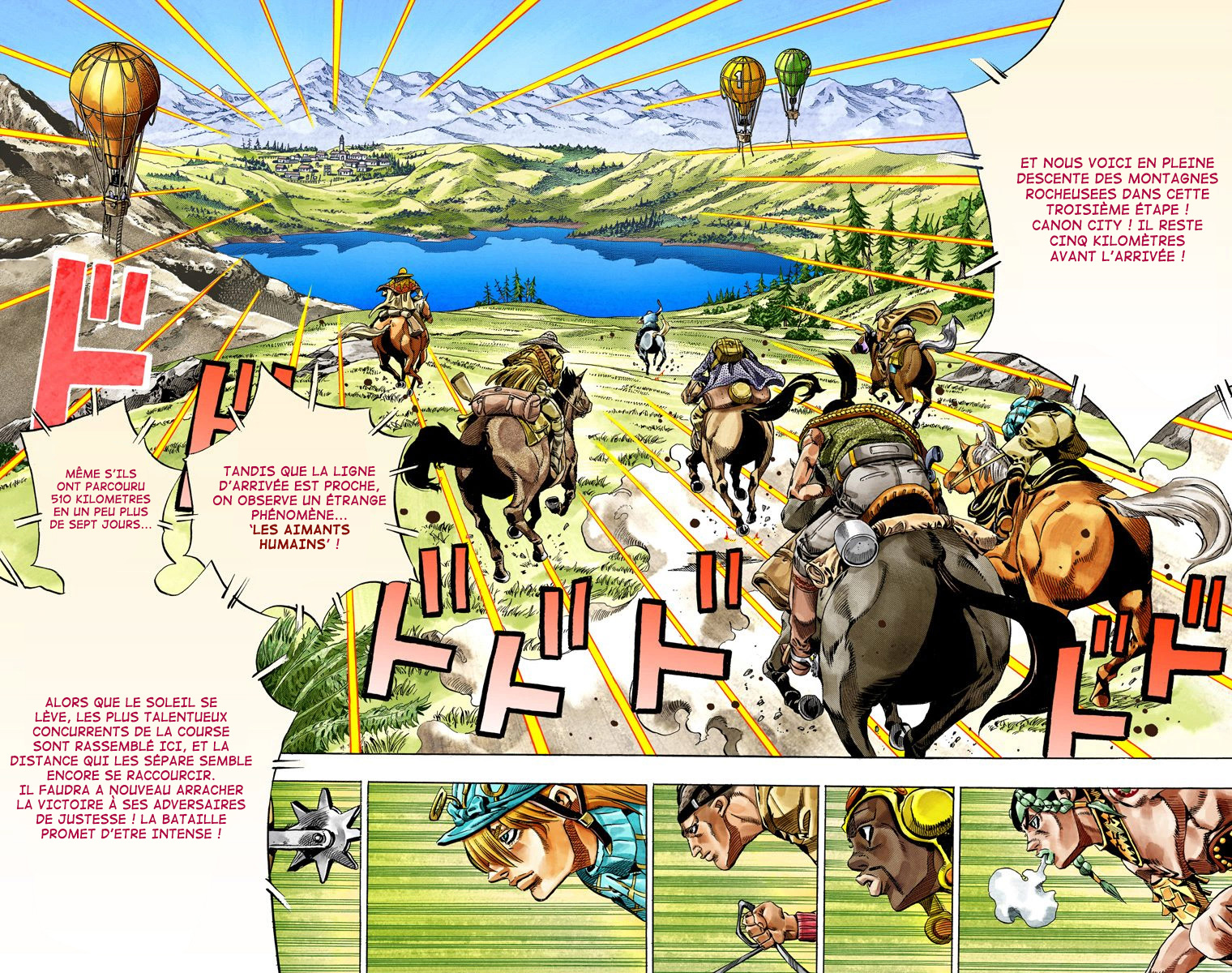 Read JoJo_s Bizarre Adventure Part 7 Steel Ball Run Official Colored FR Manga Online
