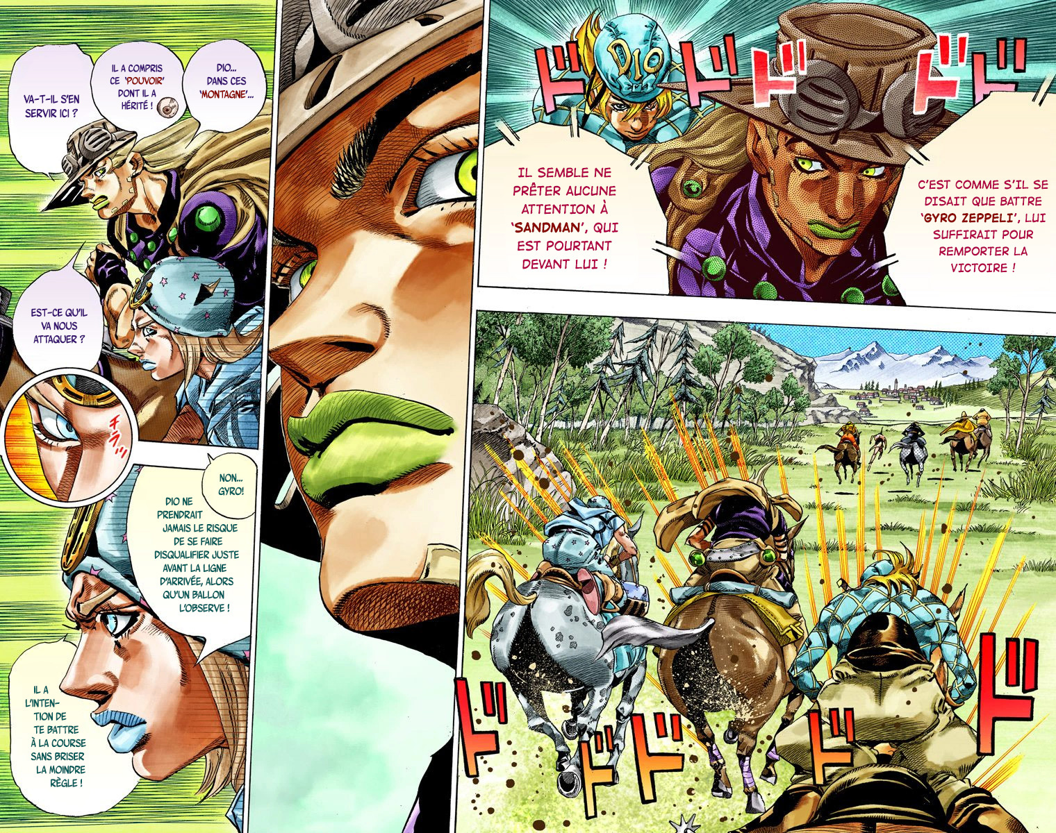 Read JoJo_s Bizarre Adventure Part 7 Steel Ball Run Official Colored FR Manga Online