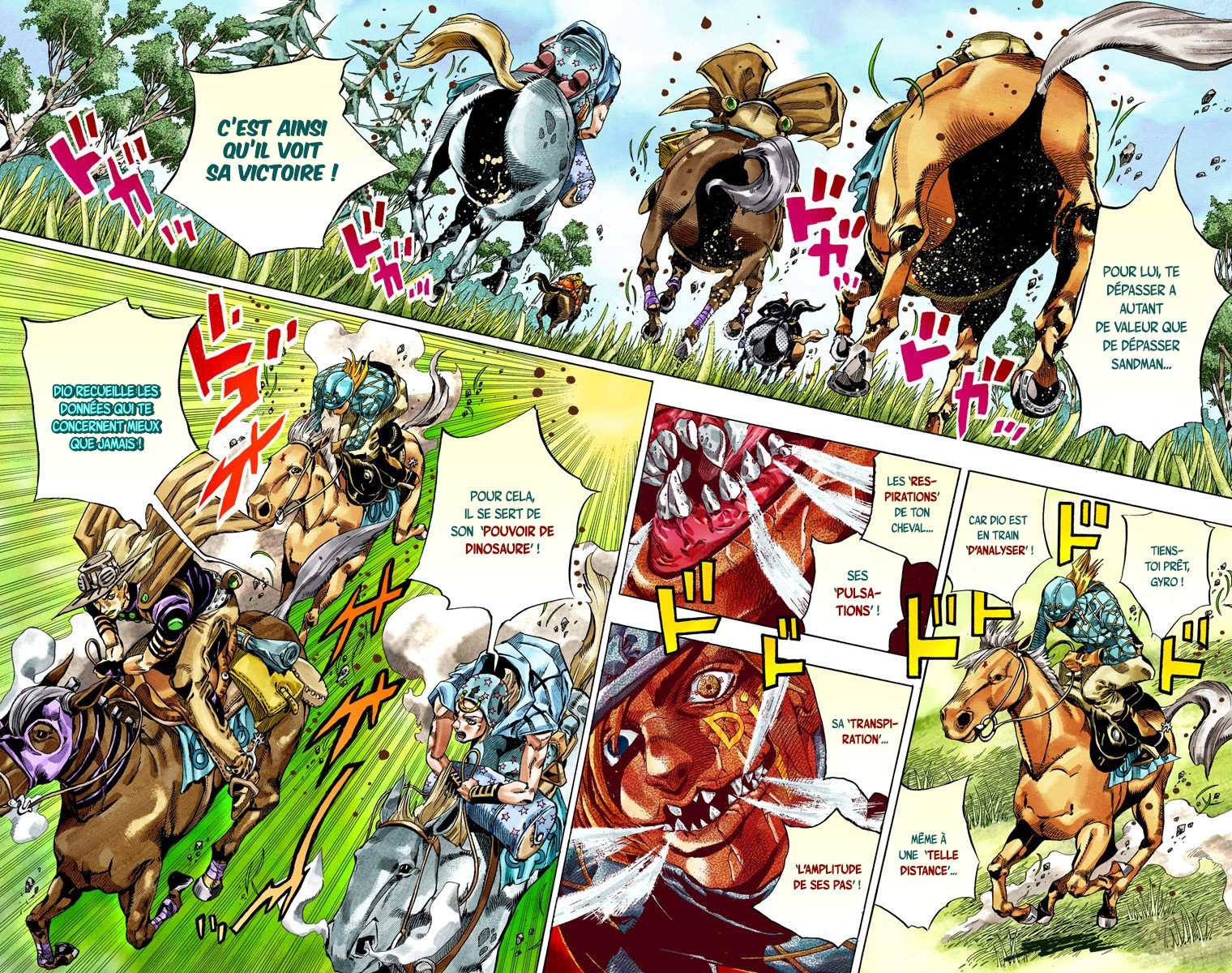 Read JoJo_s Bizarre Adventure Part 7 Steel Ball Run Official Colored FR Manga Online