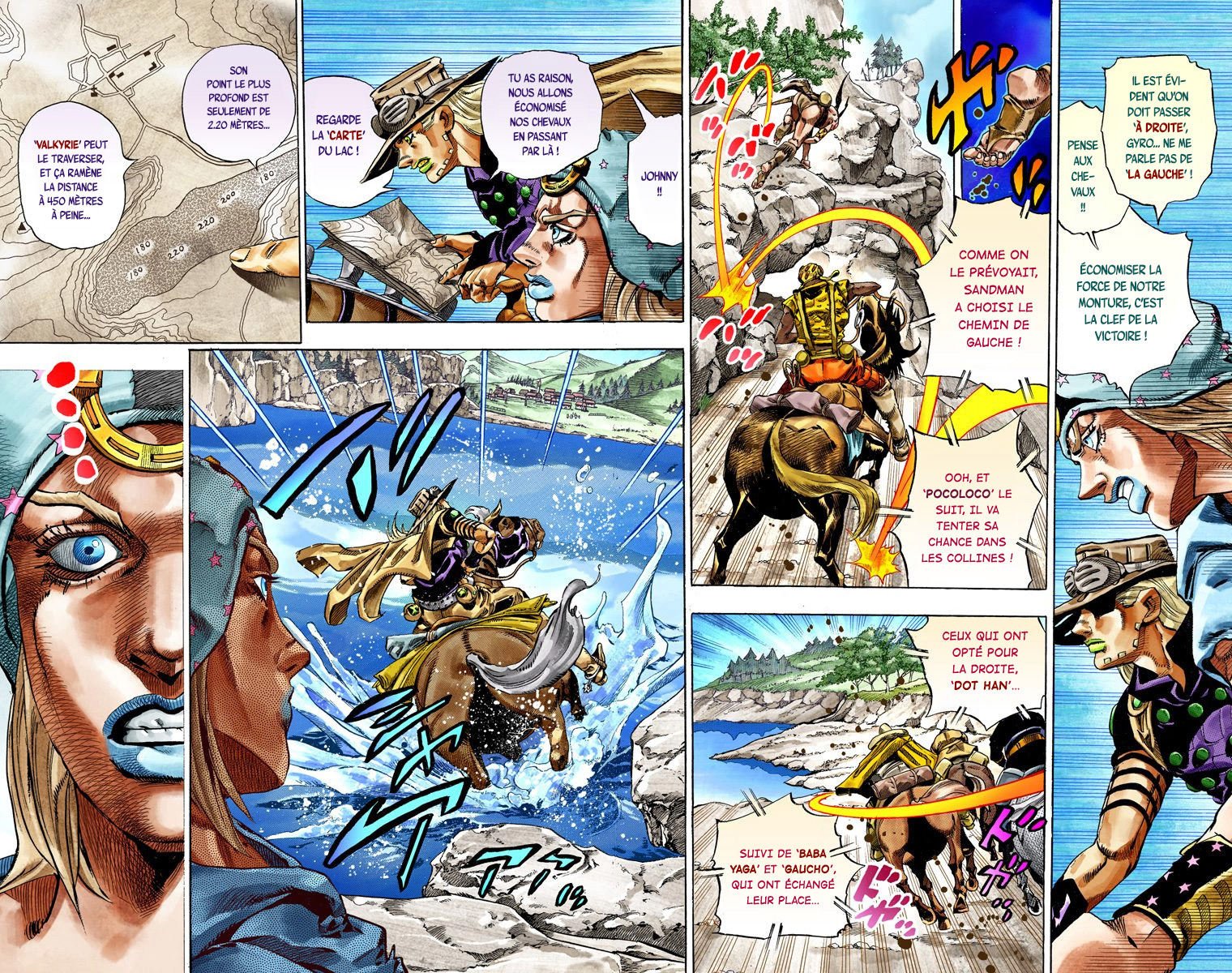 Read JoJo_s Bizarre Adventure Part 7 Steel Ball Run Official Colored FR Manga Online