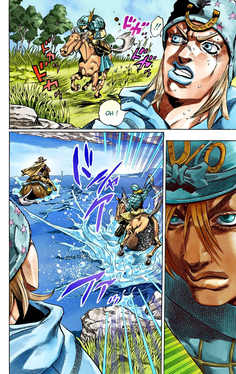 Read JoJo_s Bizarre Adventure Part 7 Steel Ball Run Official Colored FR Manga Online
