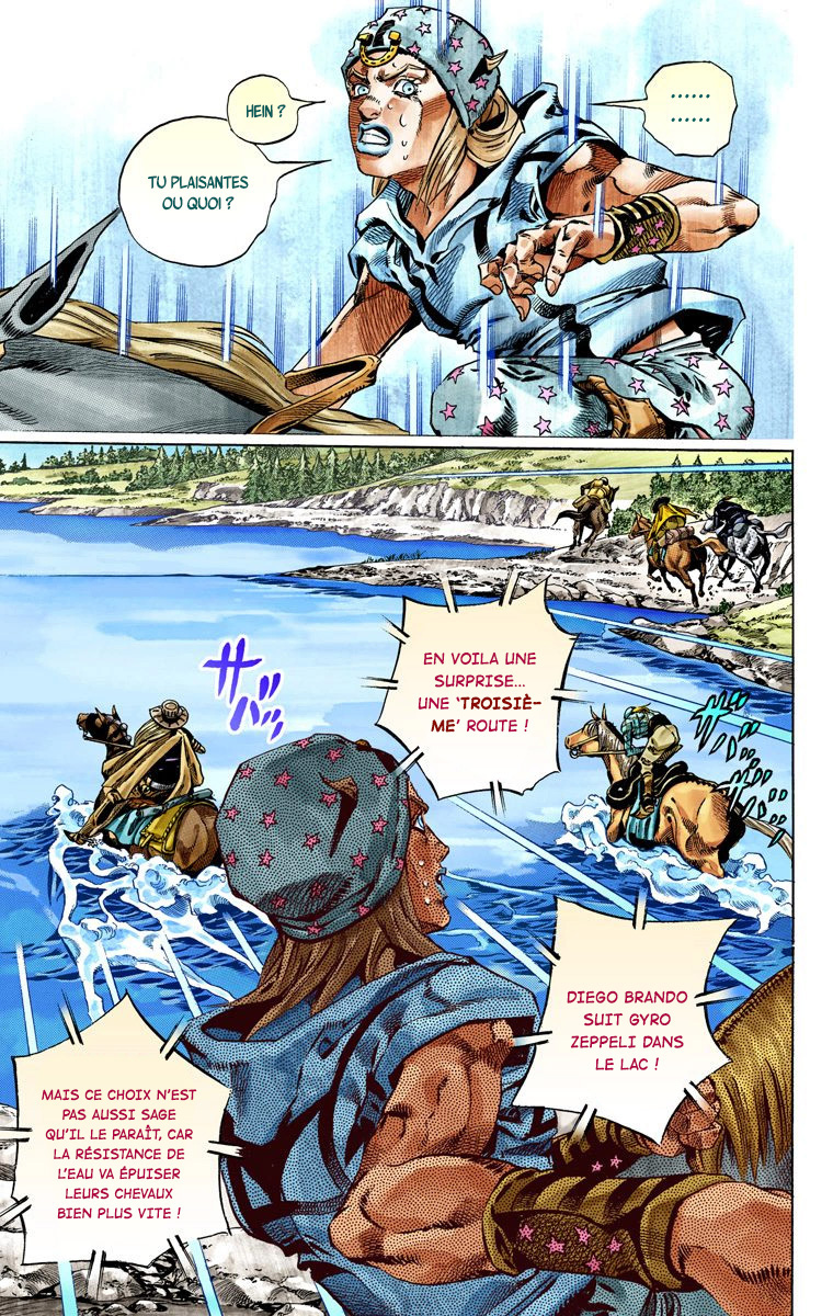 Read JoJo_s Bizarre Adventure Part 7 Steel Ball Run Official Colored FR Manga Online