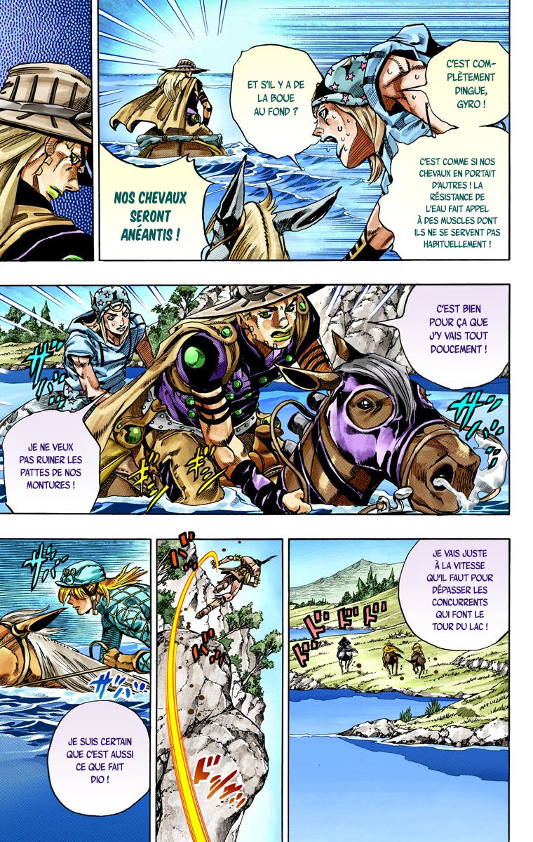 Read JoJo_s Bizarre Adventure Part 7 Steel Ball Run Official Colored FR Manga Online
