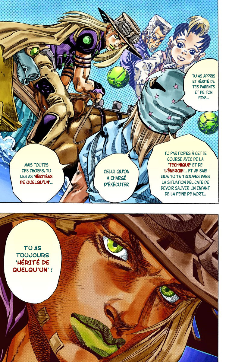 Read JoJo_s Bizarre Adventure Part 7 Steel Ball Run Official Colored FR Manga Online