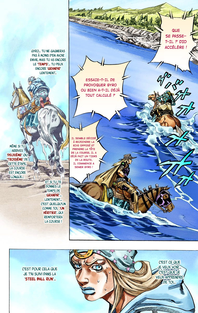Read JoJo_s Bizarre Adventure Part 7 Steel Ball Run Official Colored FR Manga Online