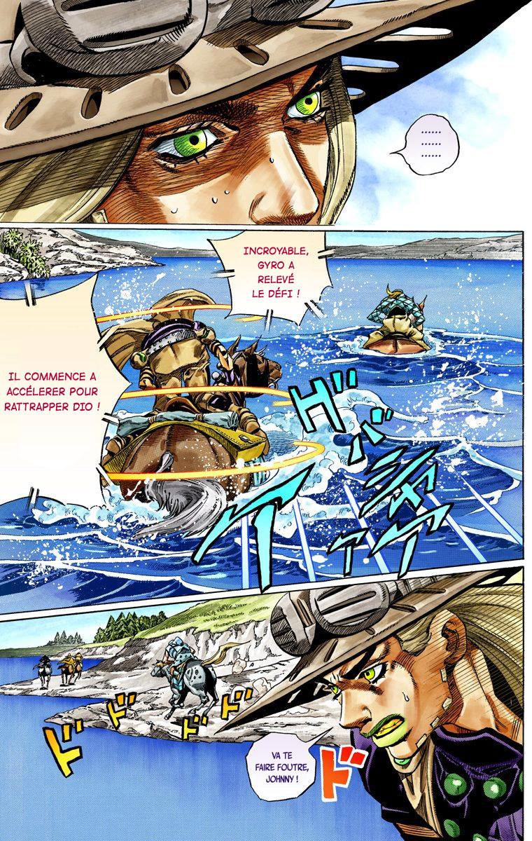 Read JoJo_s Bizarre Adventure Part 7 Steel Ball Run Official Colored FR Manga Online