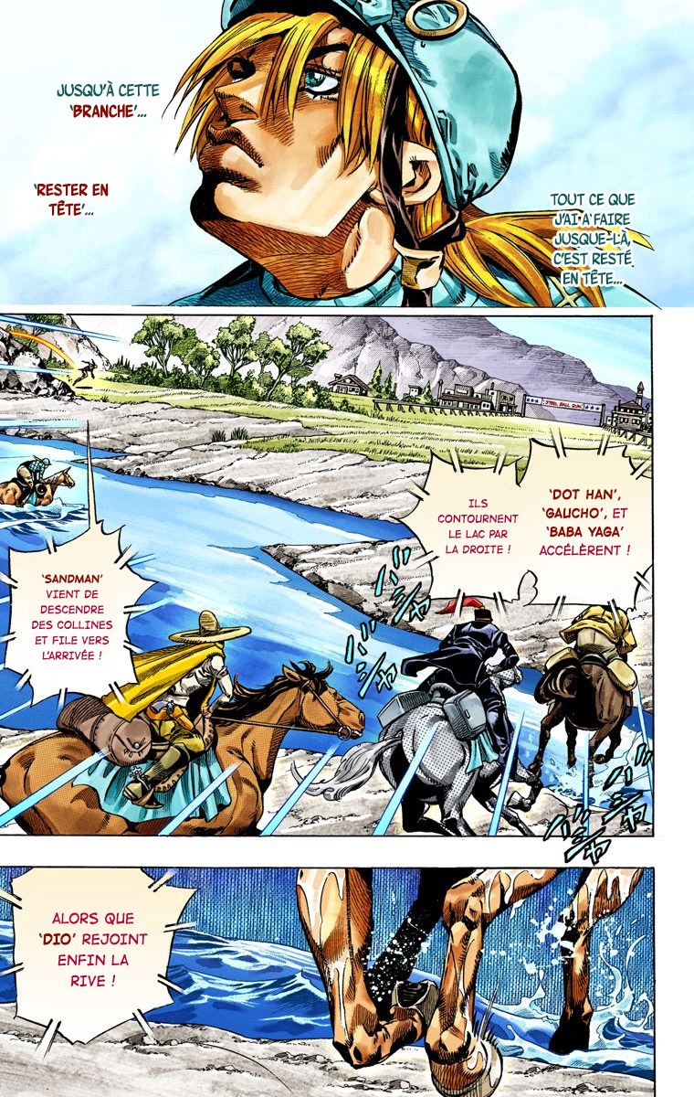 Read JoJo_s Bizarre Adventure Part 7 Steel Ball Run Official Colored FR Manga Online