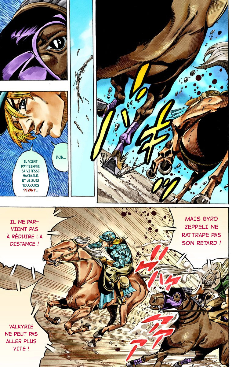 Read JoJo_s Bizarre Adventure Part 7 Steel Ball Run Official Colored FR Manga Online