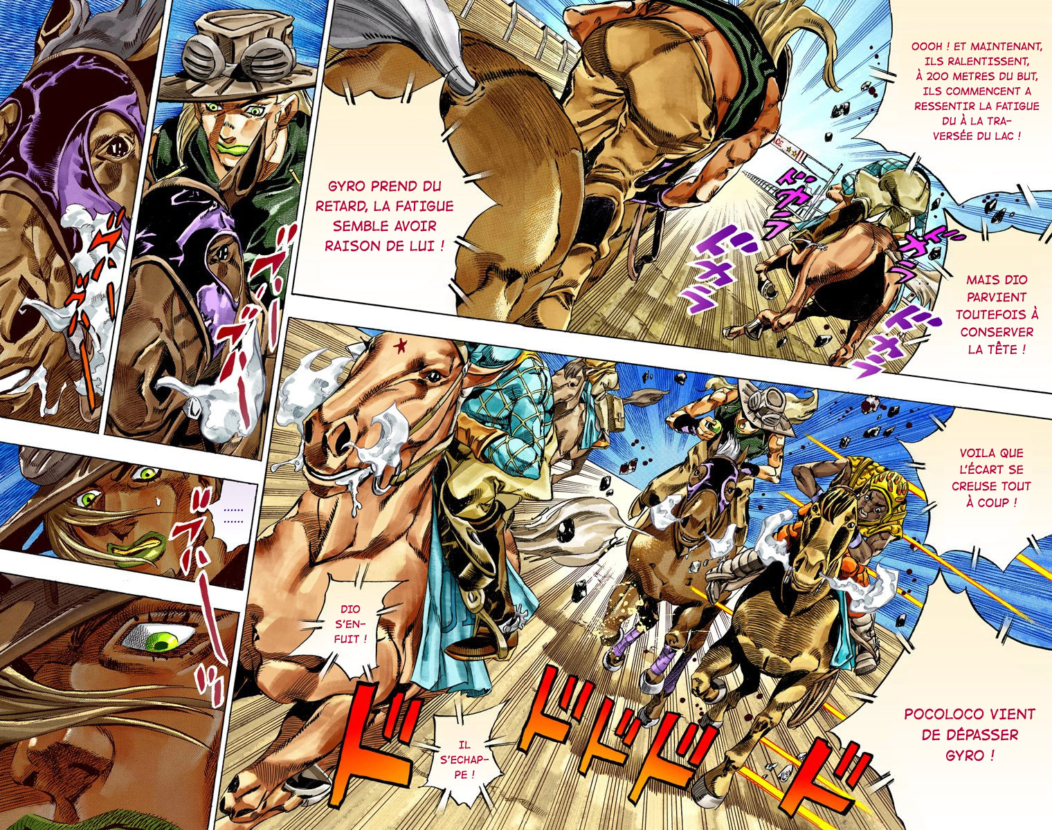 Read JoJo_s Bizarre Adventure Part 7 Steel Ball Run Official Colored FR Manga Online