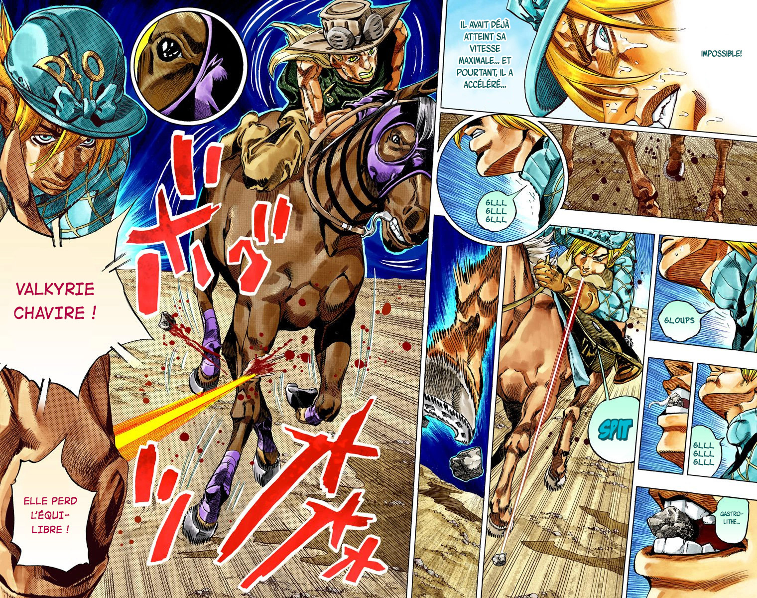 Read JoJo_s Bizarre Adventure Part 7 Steel Ball Run Official Colored FR Manga Online