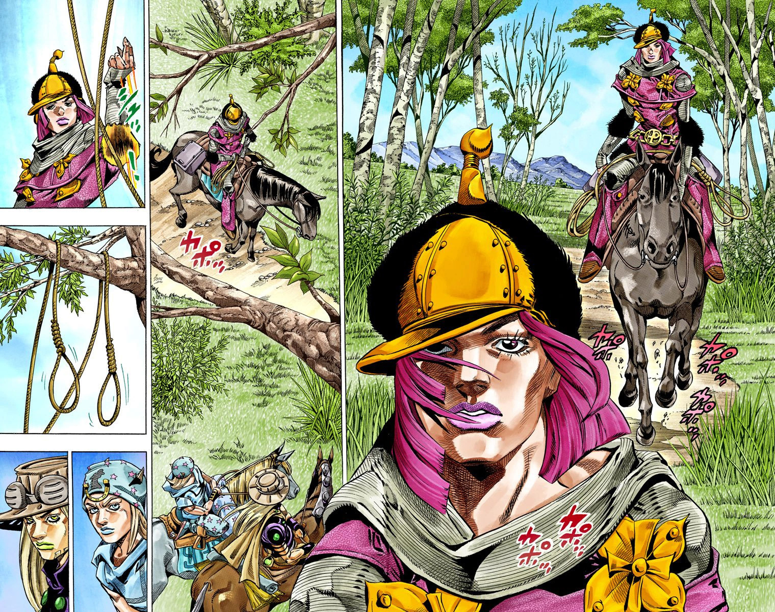Read JoJo_s Bizarre Adventure Part 7 Steel Ball Run Official Colored FR Manga Online
