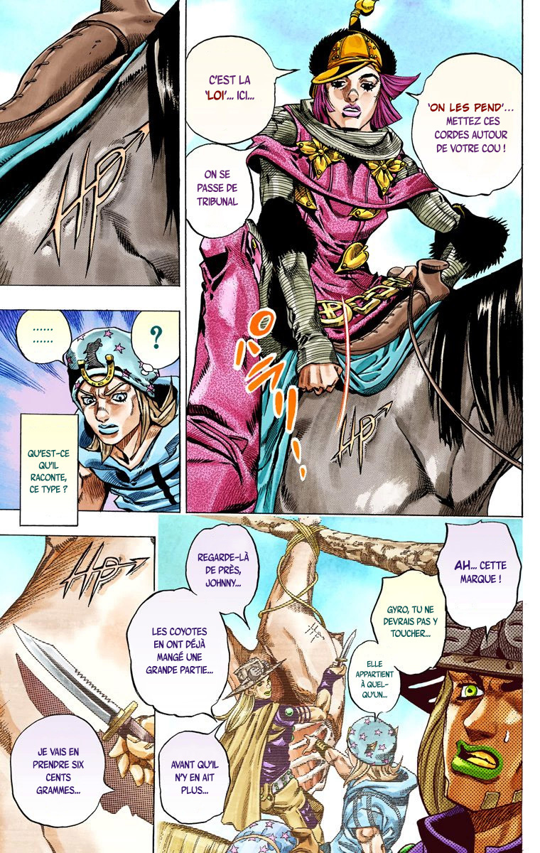 Read JoJo_s Bizarre Adventure Part 7 Steel Ball Run Official Colored FR Manga Online