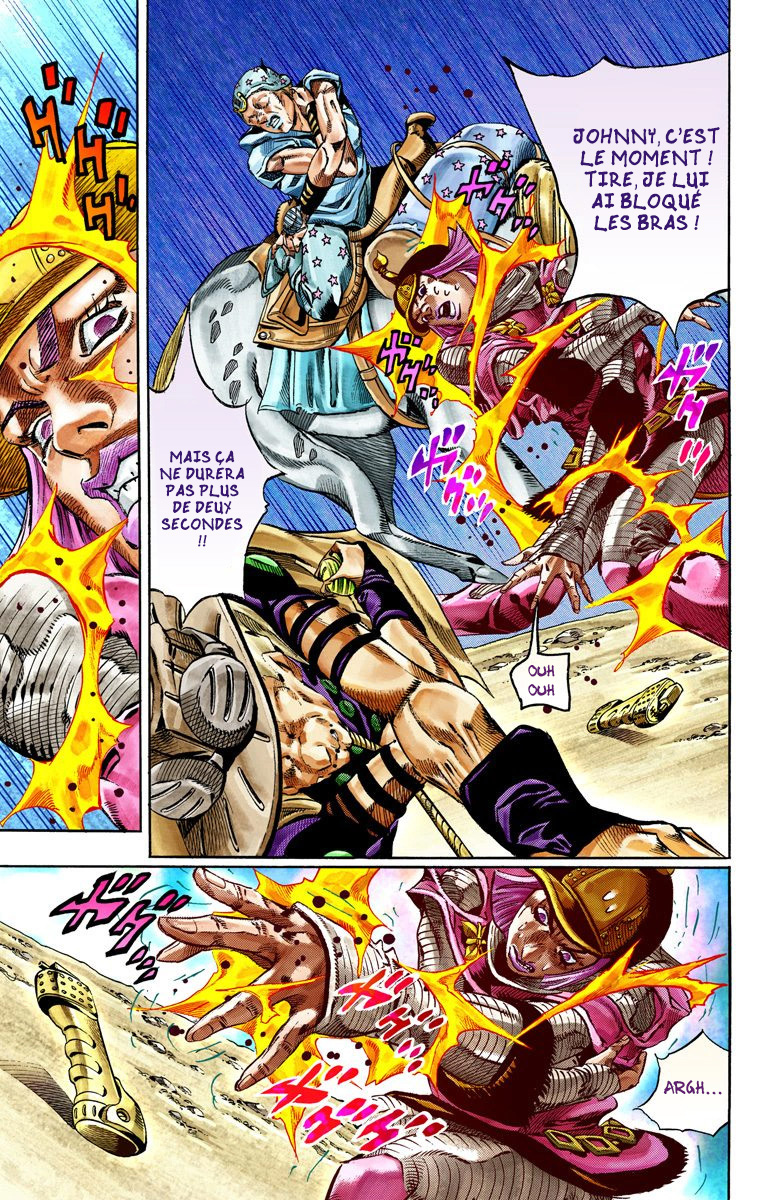 Read JoJo_s Bizarre Adventure Part 7 Steel Ball Run Official Colored FR Manga Online