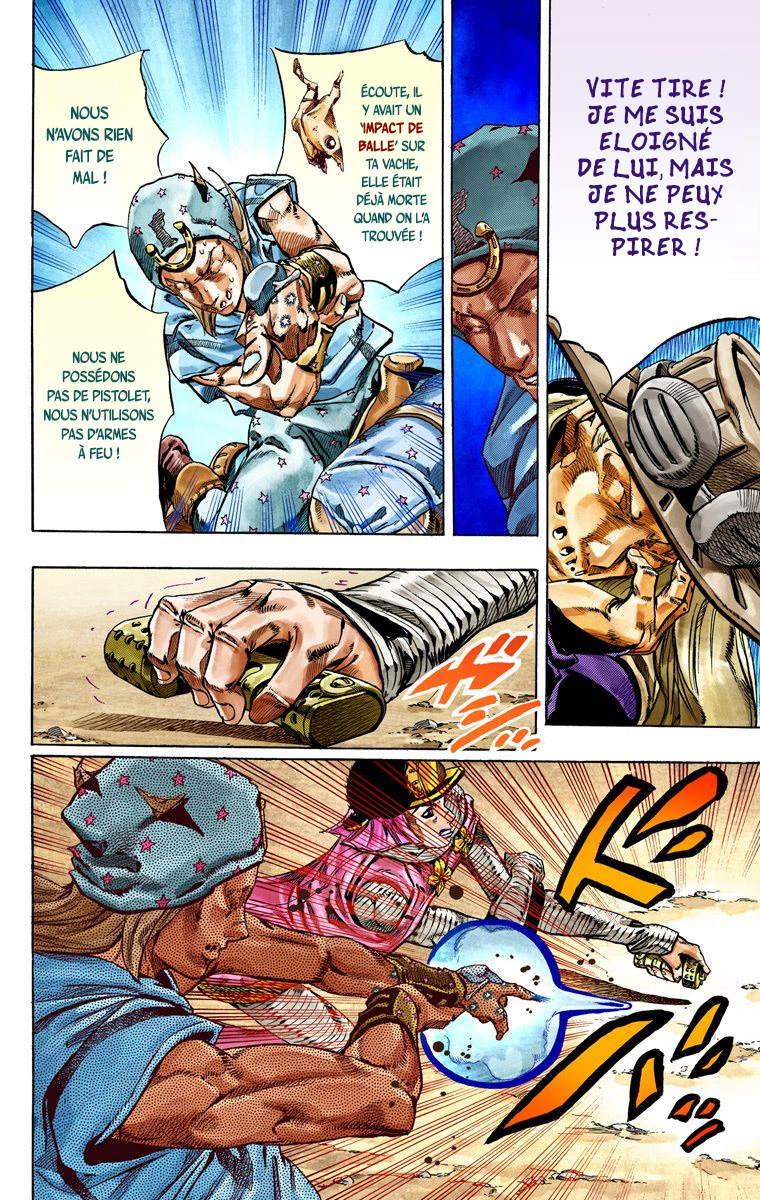 Read JoJo_s Bizarre Adventure Part 7 Steel Ball Run Official Colored FR Manga Online