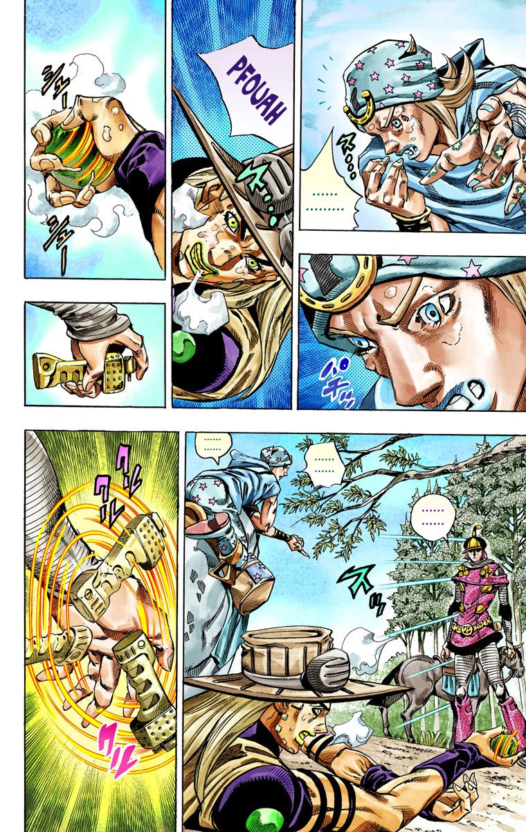 Read JoJo_s Bizarre Adventure Part 7 Steel Ball Run Official Colored FR Manga Online