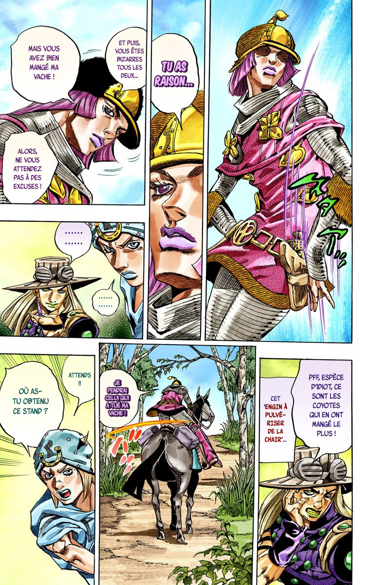 Read JoJo_s Bizarre Adventure Part 7 Steel Ball Run Official Colored FR Manga Online