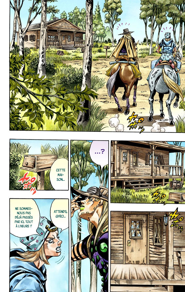Read JoJo_s Bizarre Adventure Part 7 Steel Ball Run Official Colored FR Manga Online
