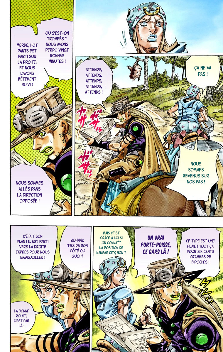 Read JoJo_s Bizarre Adventure Part 7 Steel Ball Run Official Colored FR Manga Online