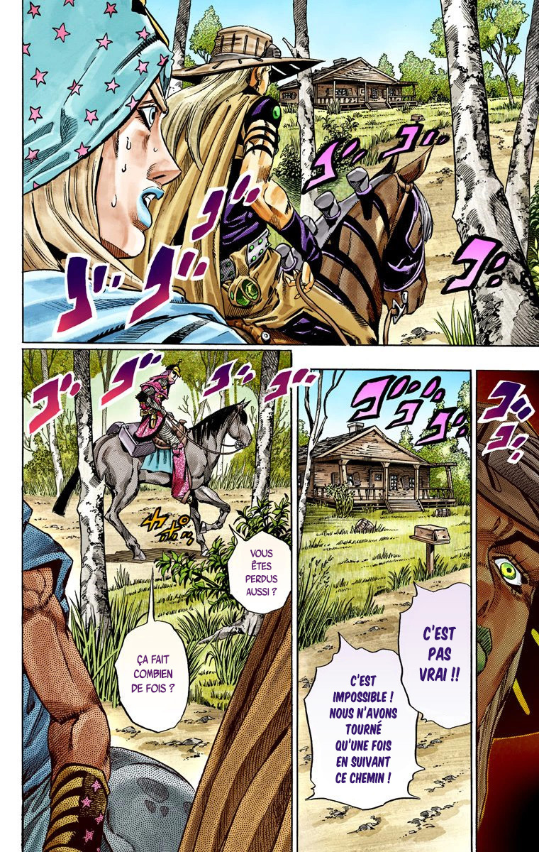 Read JoJo_s Bizarre Adventure Part 7 Steel Ball Run Official Colored FR Manga Online