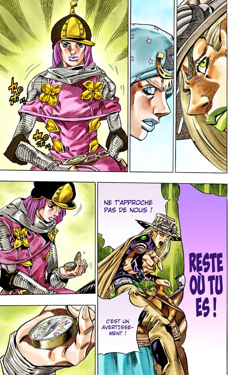 Read JoJo_s Bizarre Adventure Part 7 Steel Ball Run Official Colored FR Manga Online