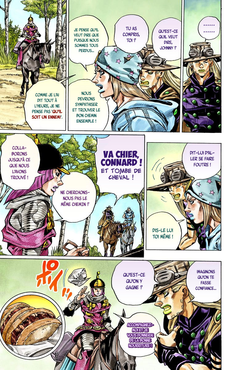 Read JoJo_s Bizarre Adventure Part 7 Steel Ball Run Official Colored FR Manga Online