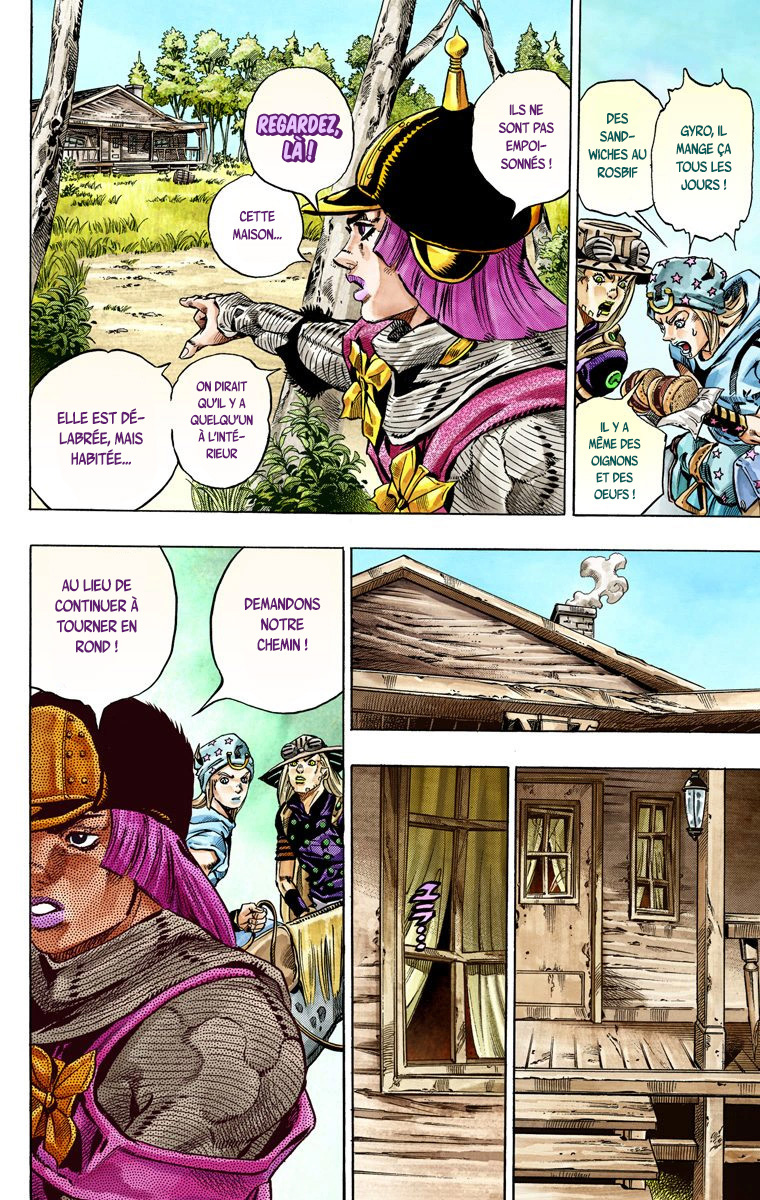 Read JoJo_s Bizarre Adventure Part 7 Steel Ball Run Official Colored FR Manga Online