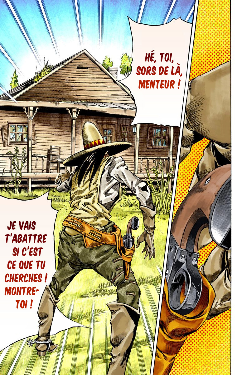 Read JoJo_s Bizarre Adventure Part 7 Steel Ball Run Official Colored FR Manga Online
