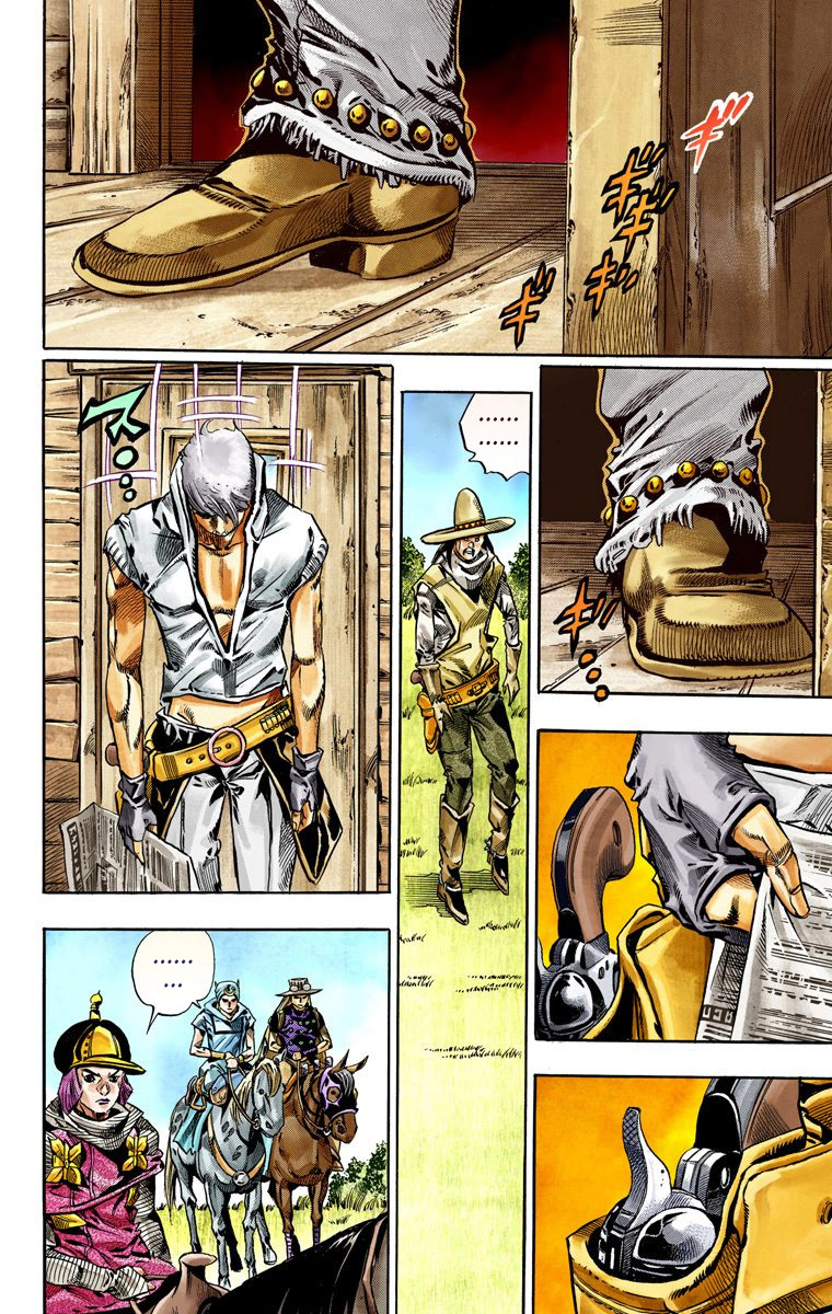 Read JoJo_s Bizarre Adventure Part 7 Steel Ball Run Official Colored FR Manga Online