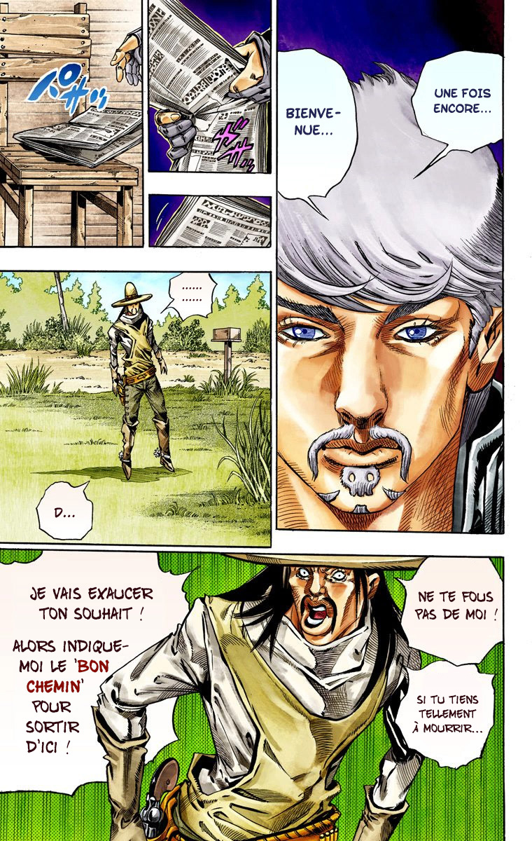 Read JoJo_s Bizarre Adventure Part 7 Steel Ball Run Official Colored FR Manga Online