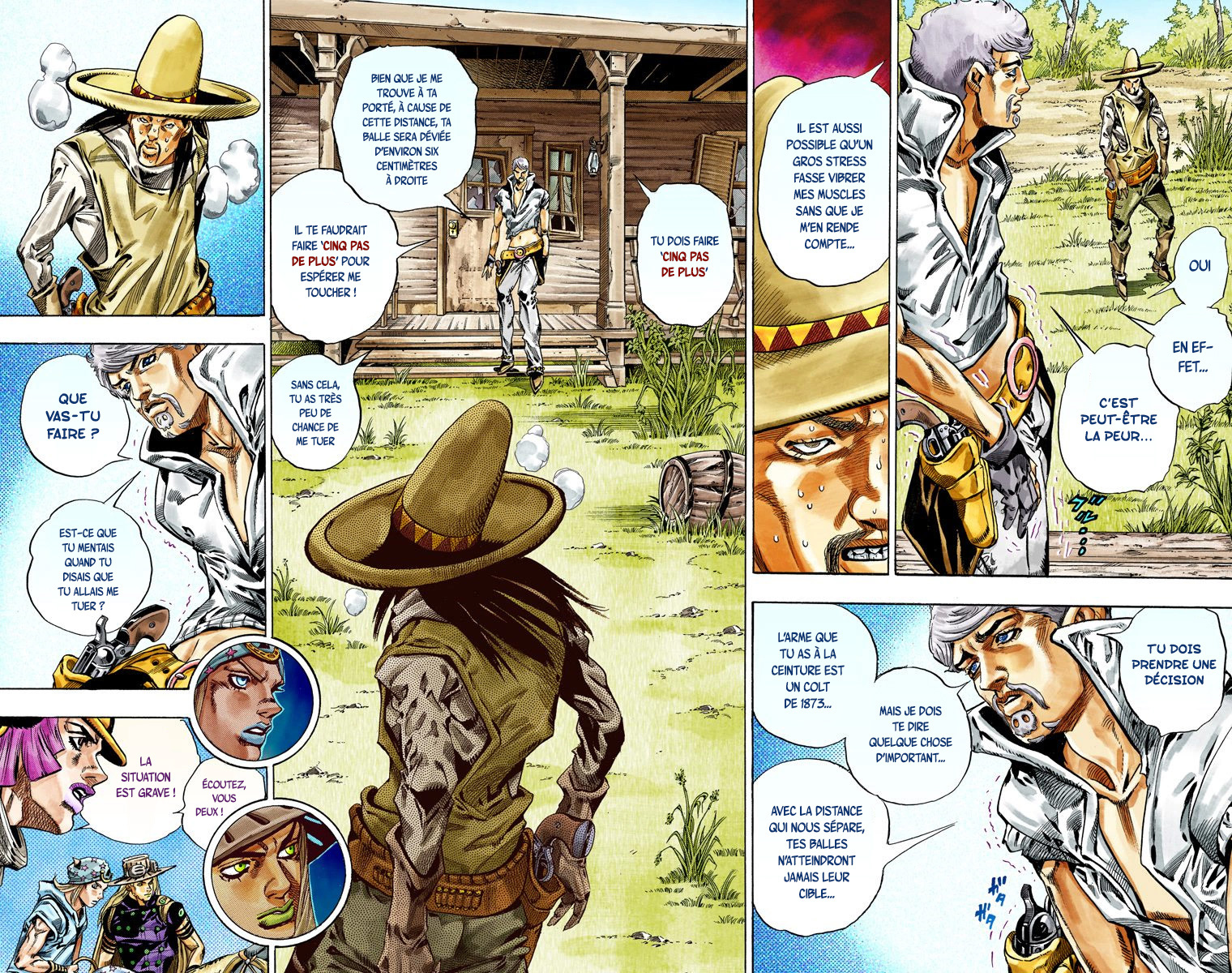 Read JoJo_s Bizarre Adventure Part 7 Steel Ball Run Official Colored FR Manga Online