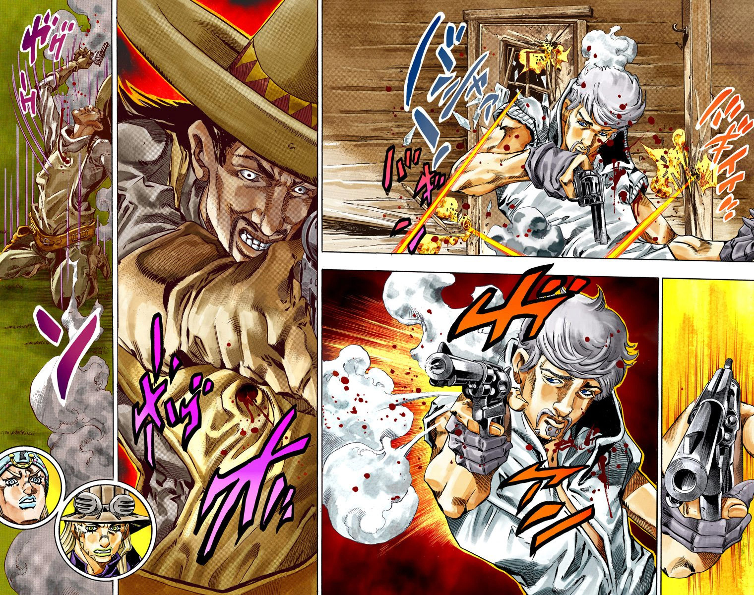 Read JoJo_s Bizarre Adventure Part 7 Steel Ball Run Official Colored FR Manga Online