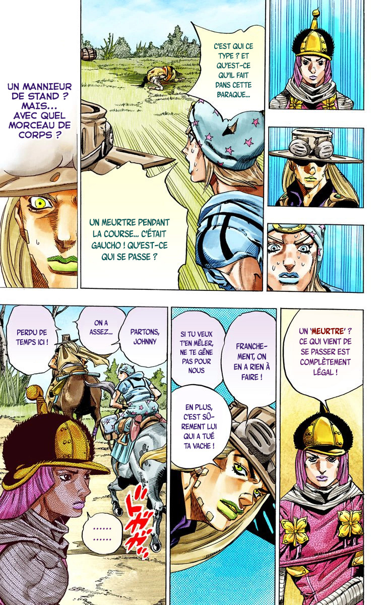Read JoJo_s Bizarre Adventure Part 7 Steel Ball Run Official Colored FR Manga Online