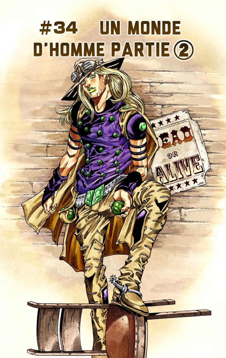 Read JoJo_s Bizarre Adventure Part 7 Steel Ball Run Official Colored FR Manga Online