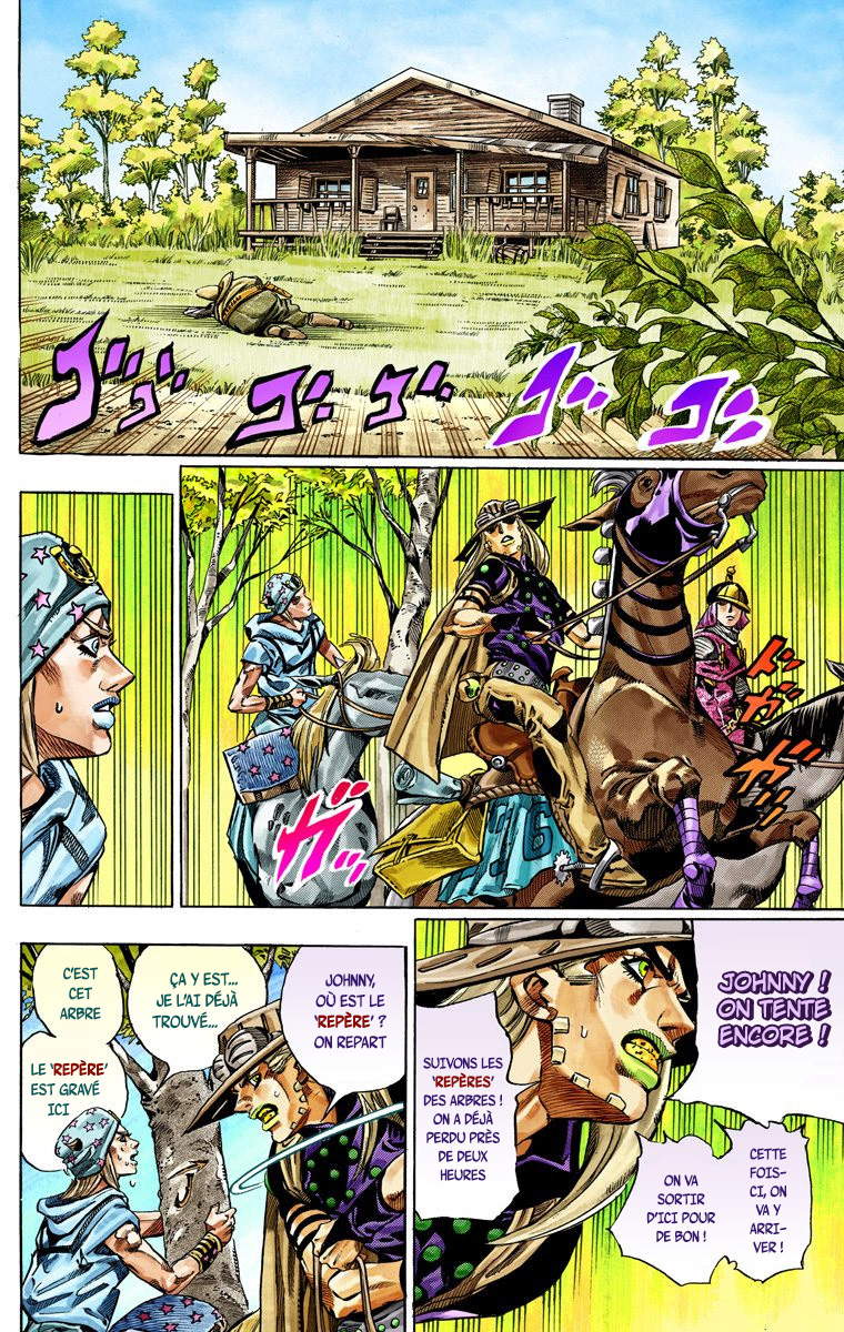 Read JoJo_s Bizarre Adventure Part 7 Steel Ball Run Official Colored FR Manga Online