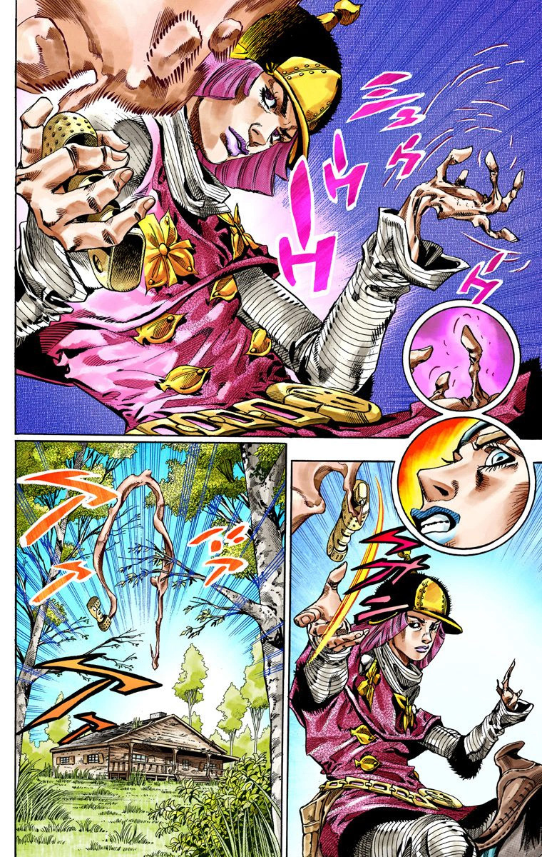 Read JoJo_s Bizarre Adventure Part 7 Steel Ball Run Official Colored FR Manga Online