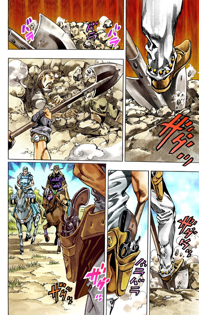 Read JoJo_s Bizarre Adventure Part 7 Steel Ball Run Official Colored FR Manga Online