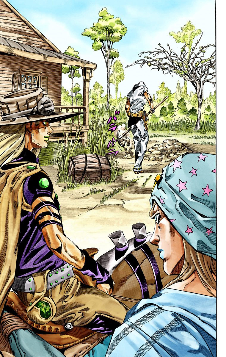 Read JoJo_s Bizarre Adventure Part 7 Steel Ball Run Official Colored FR Manga Online