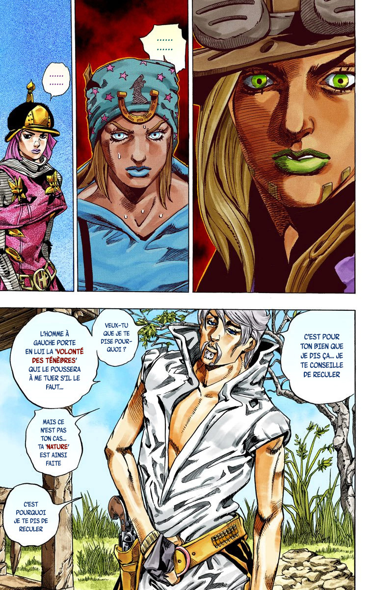 Read JoJo_s Bizarre Adventure Part 7 Steel Ball Run Official Colored FR Manga Online