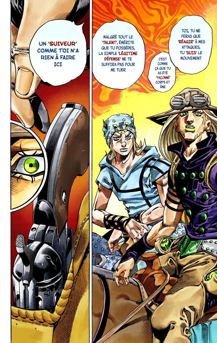 Read JoJo_s Bizarre Adventure Part 7 Steel Ball Run Official Colored FR Manga Online