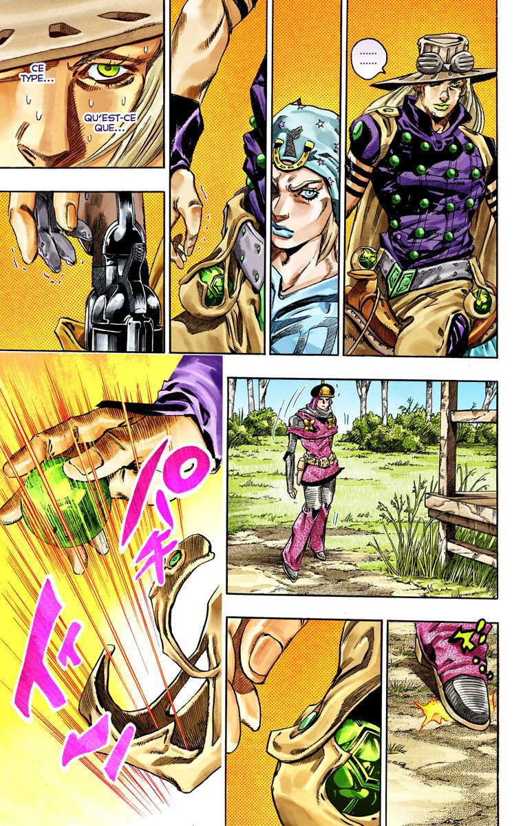 Read JoJo_s Bizarre Adventure Part 7 Steel Ball Run Official Colored FR Manga Online