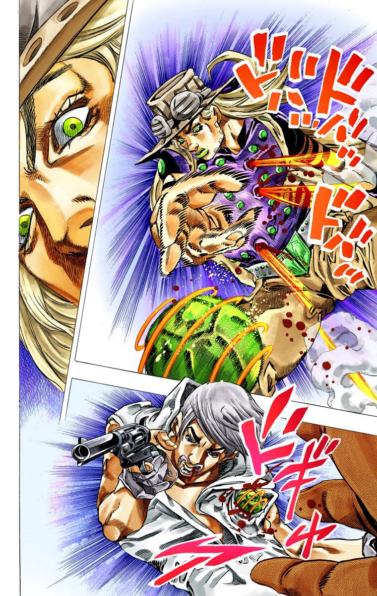 Read JoJo_s Bizarre Adventure Part 7 Steel Ball Run Official Colored FR Manga Online