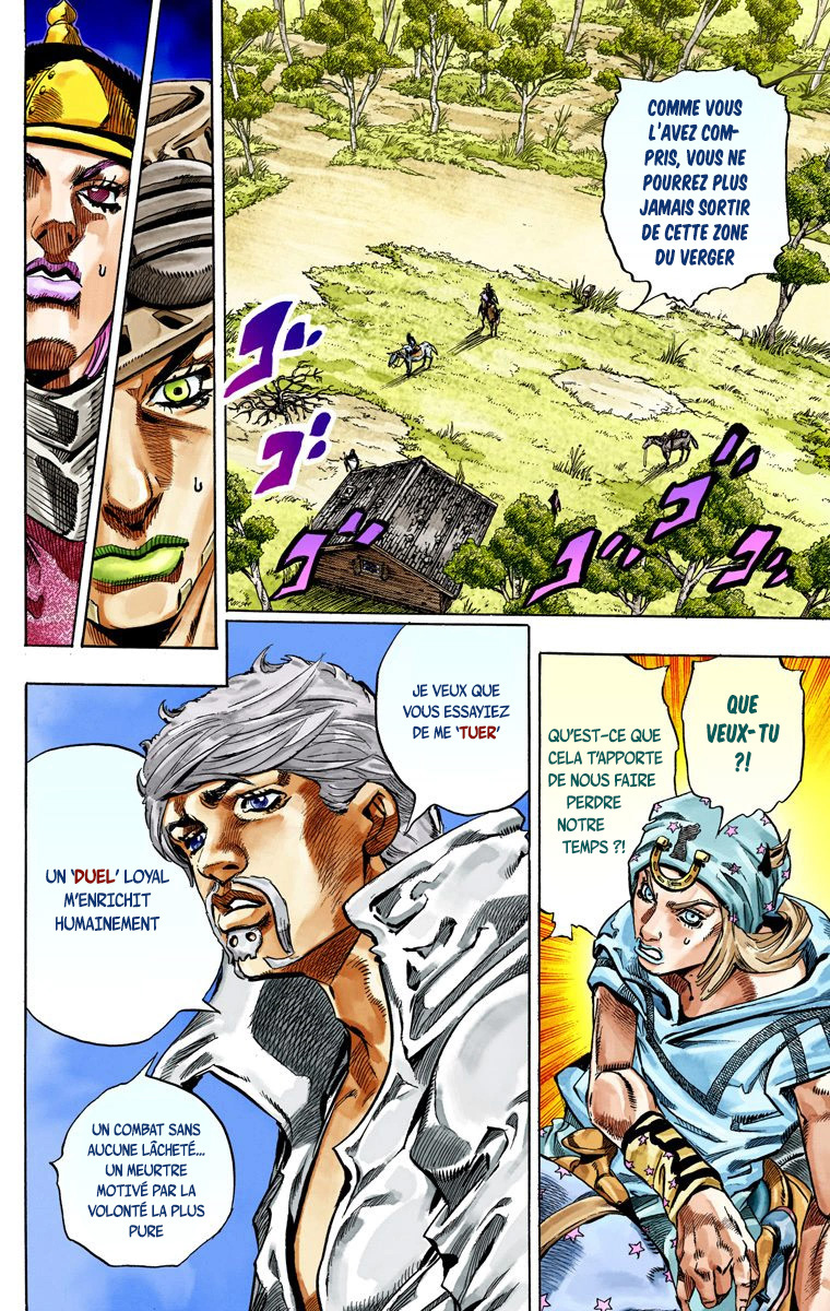 Read JoJo_s Bizarre Adventure Part 7 Steel Ball Run Official Colored FR Manga Online